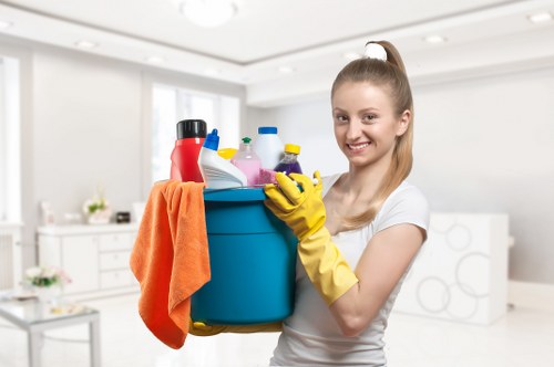 Kingston Vale carpet cleaners treating stains on a carpet